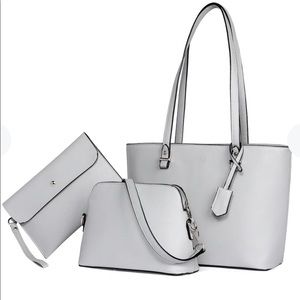 BROMEN Tote Bag for Women Designer Shoulder Handbags Satchel Purse Set 3pcs